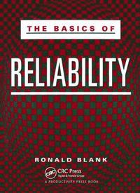 bokomslag The Basics of Reliability