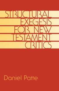 bokomslag Structural Exegesis for New Testament Critics