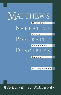 bokomslag Matthew's Narrative Portrait of the Disciples