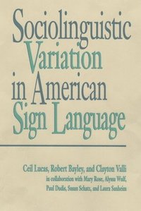 bokomslag Sociolinguistic Variation in American Sign Language
