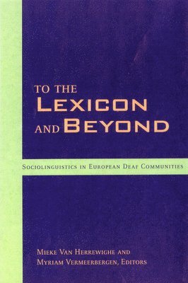 To the Lexicon and Beyond 1