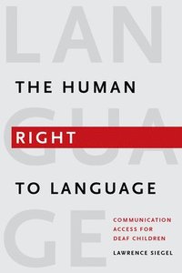 bokomslag The Human Right to Language