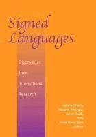 Signed Languages 1