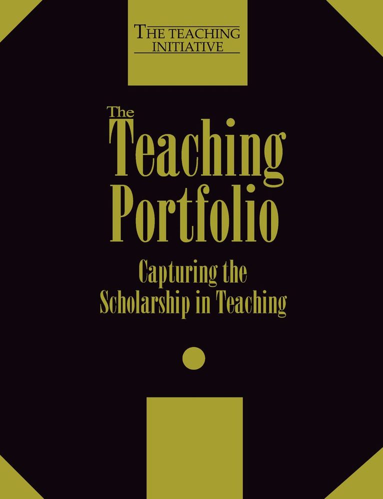 Russell Edgerton, Pat Hutchings, Kathleen Quinlan - Teaching Portfolio, Häftad