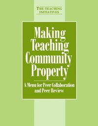 bokomslag Making Teaching Community Property