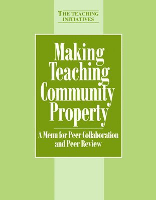 Making Teaching Community Property 1