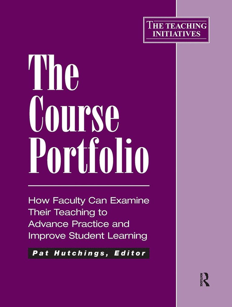 Pat Hutchings - Course Portfolio, Häftad
