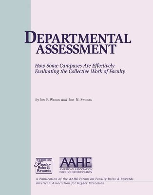 bokomslag Departmental Assessment