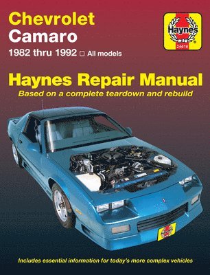 Chevrolet Camaro (1982-1992) Haynes Repair Manual (USA) 1
