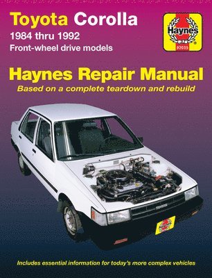 bokomslag Toyota Corolla FWD (1984-1992) Haynes Repair Manual (USA)