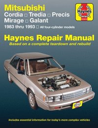 bokomslag Mitsubishi Cordia, Tredia, Galant, Precis & Mirage (1983-1993) Haynes Repair Manual (USA)