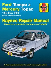 bokomslag Ford Tempo & Mercury Topaz all 2WD petrol (1984-1994) Haynes Repair Manual (USA)
