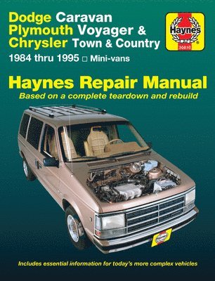 bokomslag Dodge Caravan, Plymouth Voyager & Chrysler Town & Country (1984-1995) Haynes Repair Manual (USA)