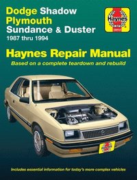 bokomslag Dodge Shadow, Plymouth Sundance & Duster (1987-1994) Haynes Repair Manual (USA)