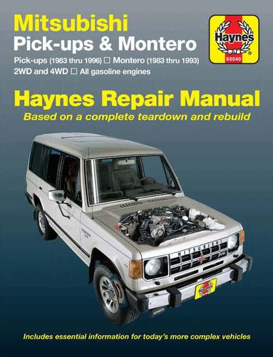 Haynes Publishing - Mitsubishi Pick Up & Montero (83 - 96), Häftad