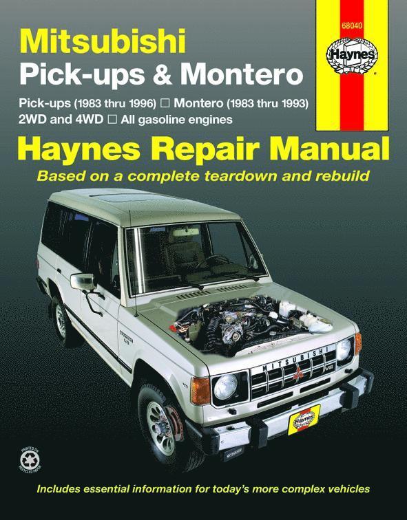 Mitsubishi Pick Up & Montero (83 - 96)