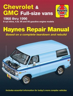 Chevrolet & GMC full-size petrol vans (1968-1996) Haynes Repair Manual (USA) 1