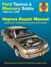 bokomslag Ford Taurus & Mercury Sable (1986-1995) Haynes Repair Manual (USA)