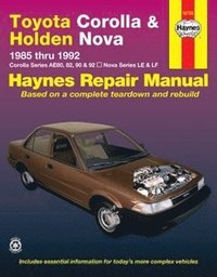 bokomslag Toyota Corolla & Holden Nova (85 - 92)