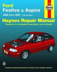 bokomslag Ford Festiva (1988-1993) & Ford Aspire (1994-1997) Haynes Repair Manual (USA)