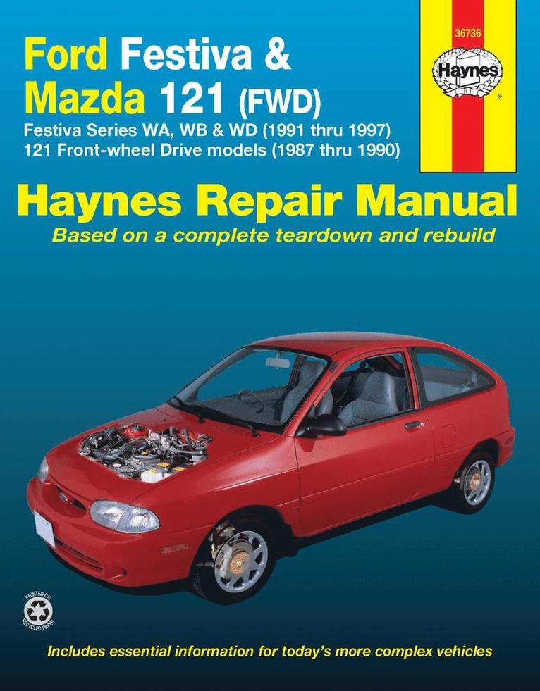 Haynes Publishing - Ford Festiva & Mazda 121 (FWD) (87 -97), Häftad