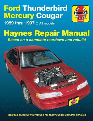 Ford Thunderbird & Mercury Cougar (1989-1997) Haynes Repair Manual (USA) 1