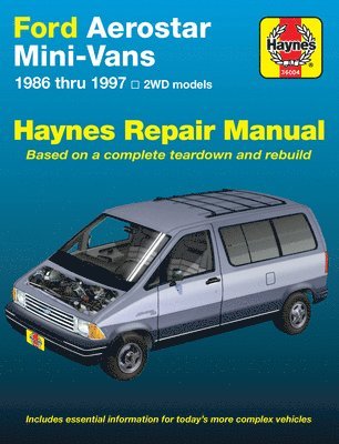 Ford Aerostar Mini-vans (1986-1997) with two wheel drive Haynes Repair Manual (USA) 1