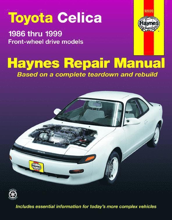 Haynes Publishing, J. H. Haynes - Toyota Celica FWD (1986-1999)Haynes Repair Manual (USA), Häftad