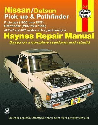 bokomslag Nissan/Datsun Pick-up & Pathfinder (80-97) covering 2WD & 4WD petrol Pick-up (80-97) Pathfinder (87-95) Haynes Repair Manual (USA)