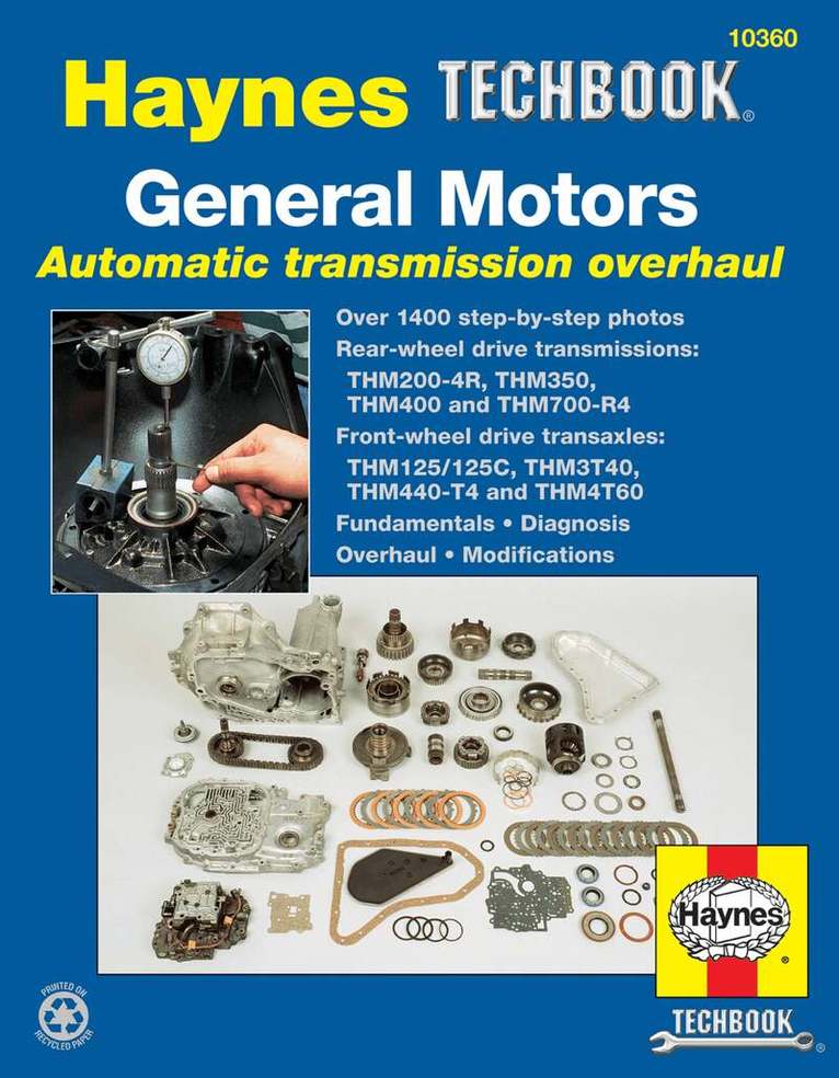 Haynes Publishing - General Motors Automatic Transmission Overhaul Haynes Techbook (USA), Häftad