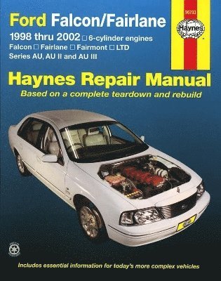 Haynes Publishing - Ford Falcon, Fairlane, Fairmont & Ltd (98 - 02), Häftad