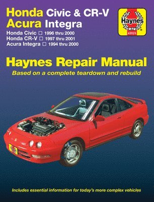 Honda Civic (1996-2000), CR-V (1997-2001) & Acura Integra (1994-2000) Haynes Repair Manual (USA) 1
