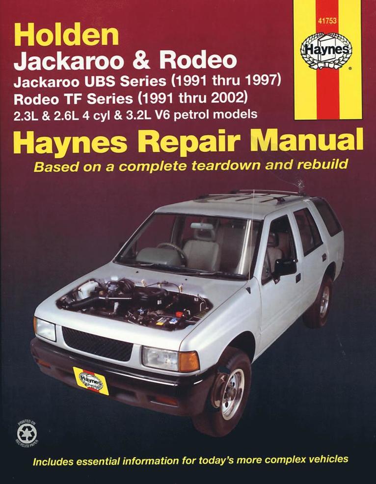 Haynes Publishing - Holden Rodeo & Jackaroo (91 - 02), Häftad