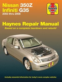 bokomslag Nissan 350Z & Infiniti G35 (2003-2008) Haynes Repair Manual (USA)