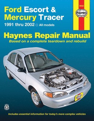 bokomslag Ford Escort & Mercury Tracer (1991-2002) Haynes Repair Manual (USA)