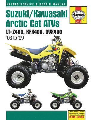 bokomslag Suzuki/Kawasaki Arctic Cat ATVs (03 - 09)