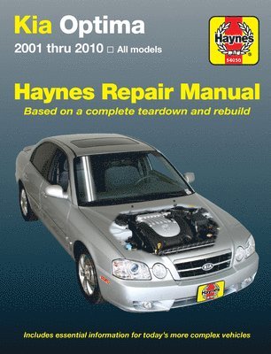 Haynes Publishing, Editors of Haynes Manuals - Kia Optima 01-10, Häftad