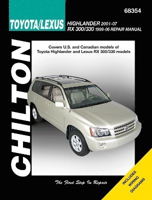bokomslag Toyota Highlander & Lexus Rx-330 99-07 (Chilton)