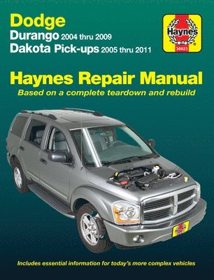 bokomslag Dodge Durango (2004-2009) & Dakota (2005-2011) pick-ups Haynes Repair Manual (USA)