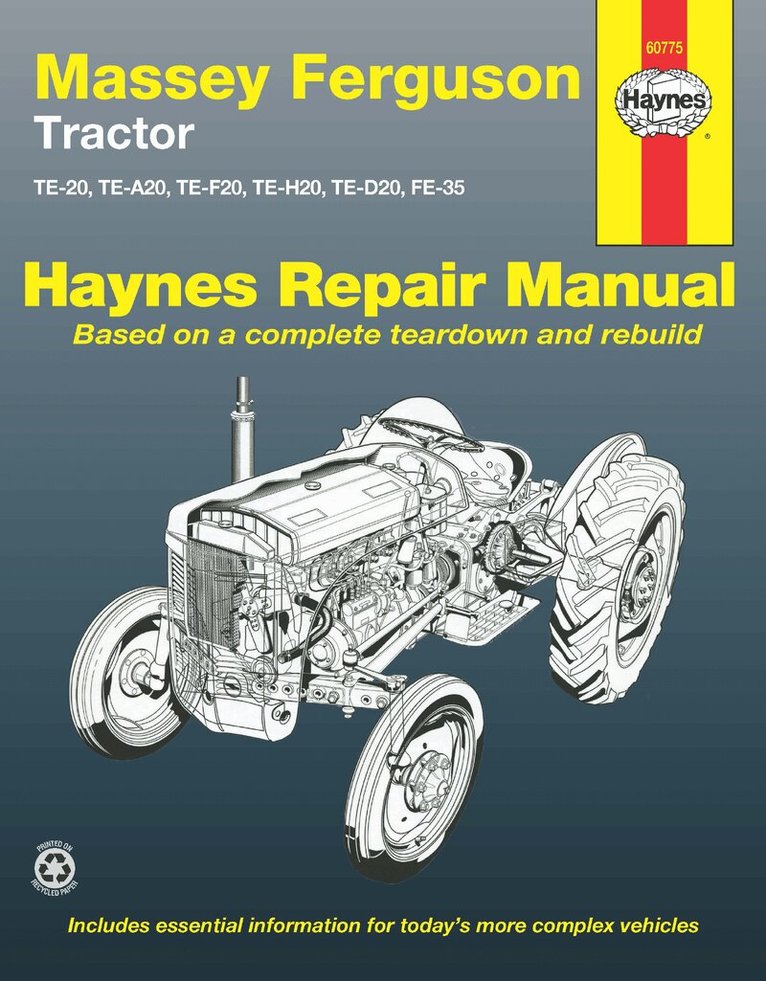 Haynes Publishing - Massey Ferguson Tractor Haynes Repair Manual (AUS), Häftad