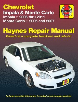 Chevrolet Impala (2006-2011) & Monte Carlo (2006-2007) Haynes Repair Manual (USA) 1