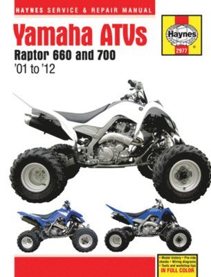 Yamaha Raptor 660 & 700 ATVs (01 - 12) Haynes Repair Manual 1