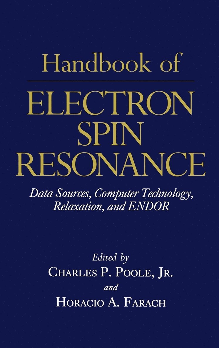 Handbook of Electron Spin Resonance