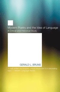 bokomslag Modern Poetry and the Idea of Language