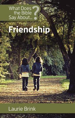 Laurie Brink - What Does the Bible Say about Friendship, Häftad