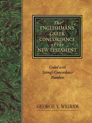 George V. Wigram, George V Wigram - Englishman's Greek Concordance and Lexicon, Inbunden