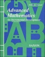 bokomslag Saxon Advanced Math Solutions Manual Second Edition