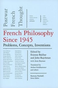 bokomslag French Philosophy Since 1945