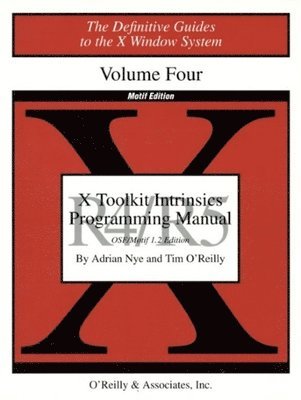 bokomslag X Toolkit Intrinsics Programming Manual V 4M 2e