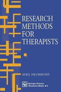 bokomslag Research Methods for Therapists